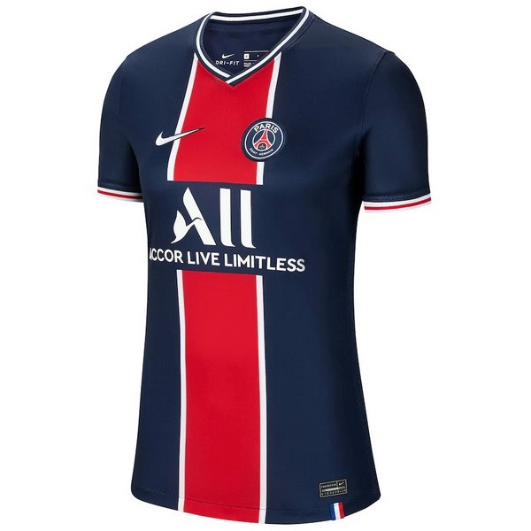Trikot Paris Saint Germain Heim Damen 2020-21 Blau Fussballtrikots Günstig